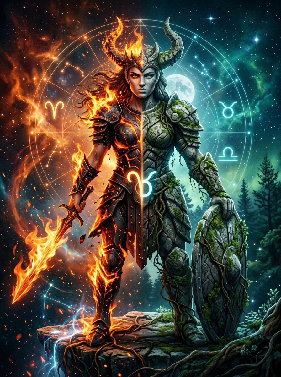 Aries Sun Taurus Moon: The Psychology of the Rooted Warrior