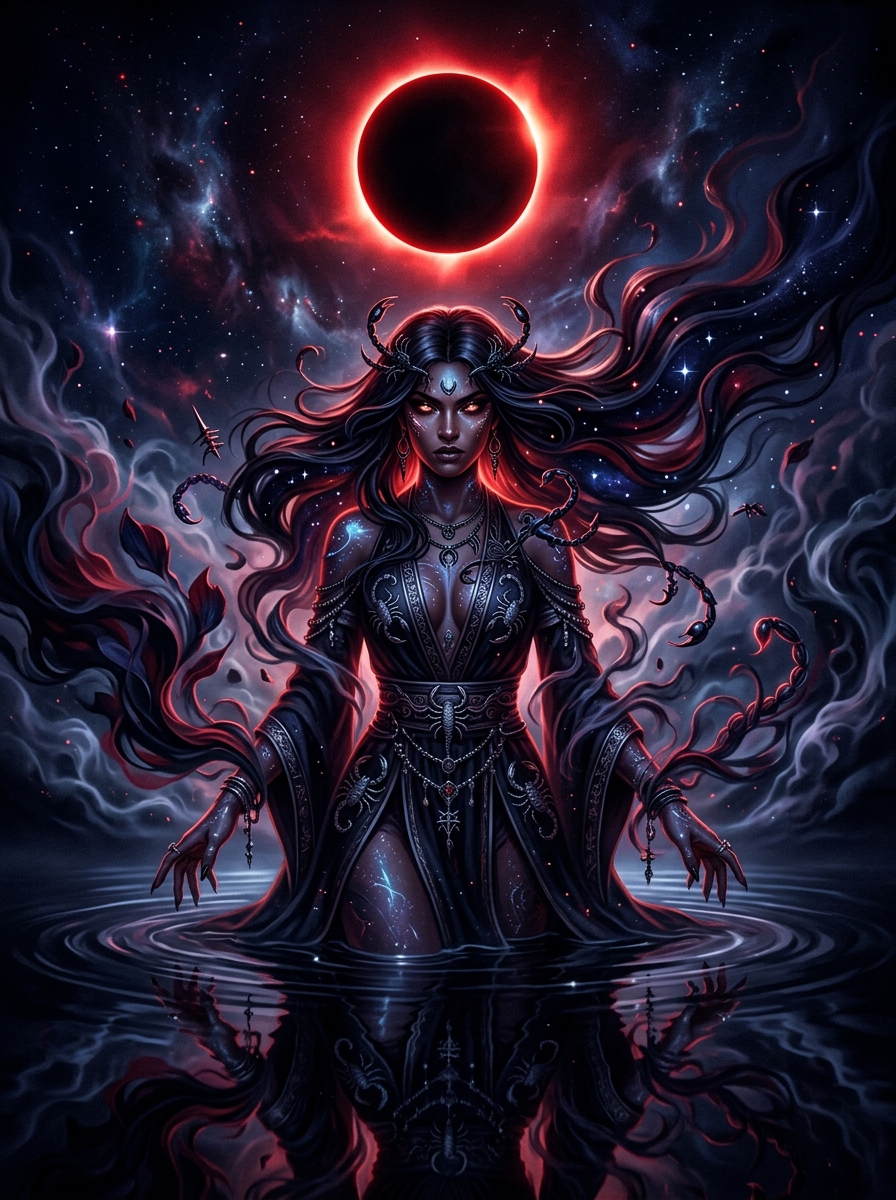 Black Moon Lilith in Scorpio: Shadows, Power, and Psychological Alchemy