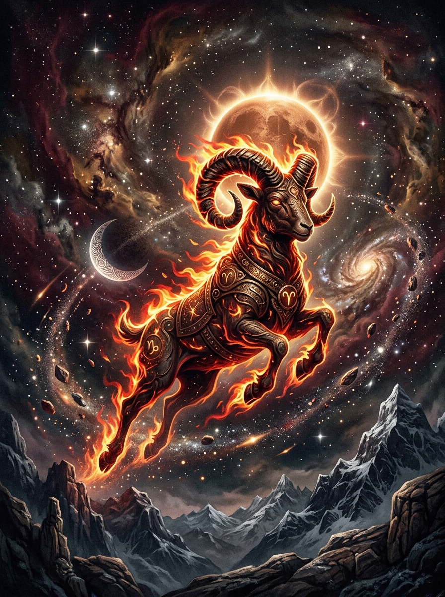 Capricorn Sun, Aries Rising: The Complete Guide to the Pioneering Warrior