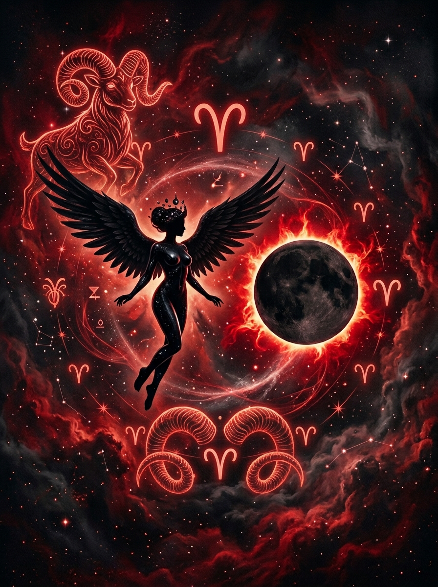 Lilith in Aries: Reclaiming the Sovereign Fire of the Black Moon