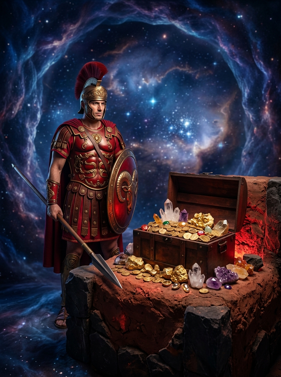 Mars in the Second House: The Warrior in Slow Terrain