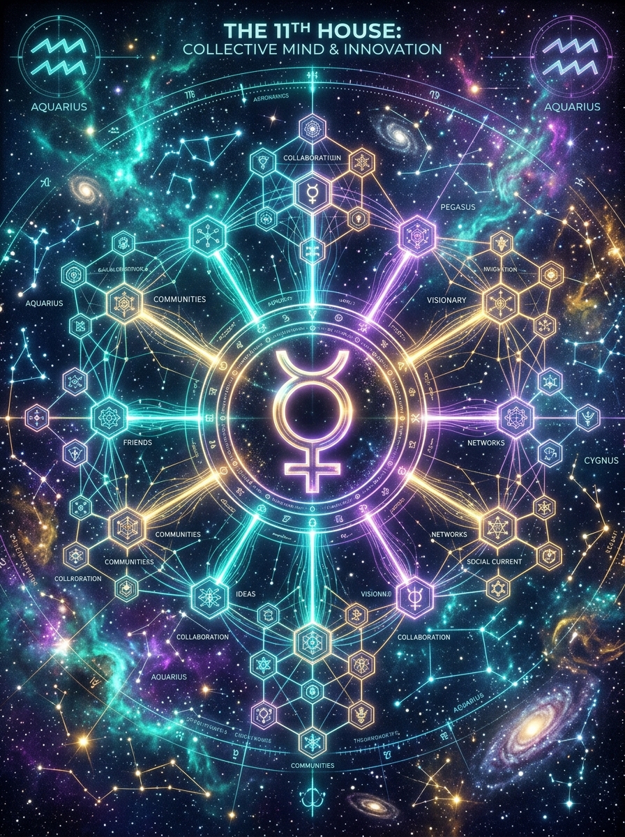 Mercury in the 11th House: The Networked Mind and the Collective Intellect