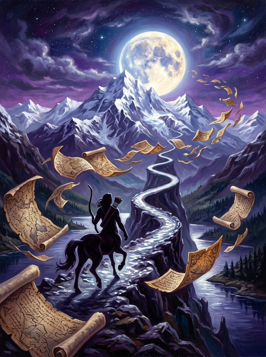 Moon in Sagittarius: Emotional Freedom, Psychological Horizons, and the Quest for Meaning