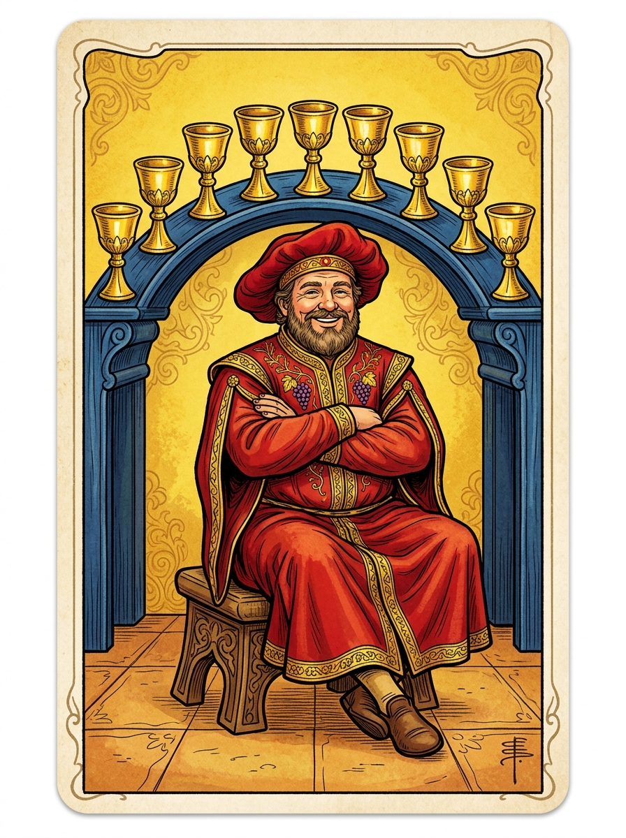 Nine of Cups Tarot: The Wish Card and the Art of True Contentment