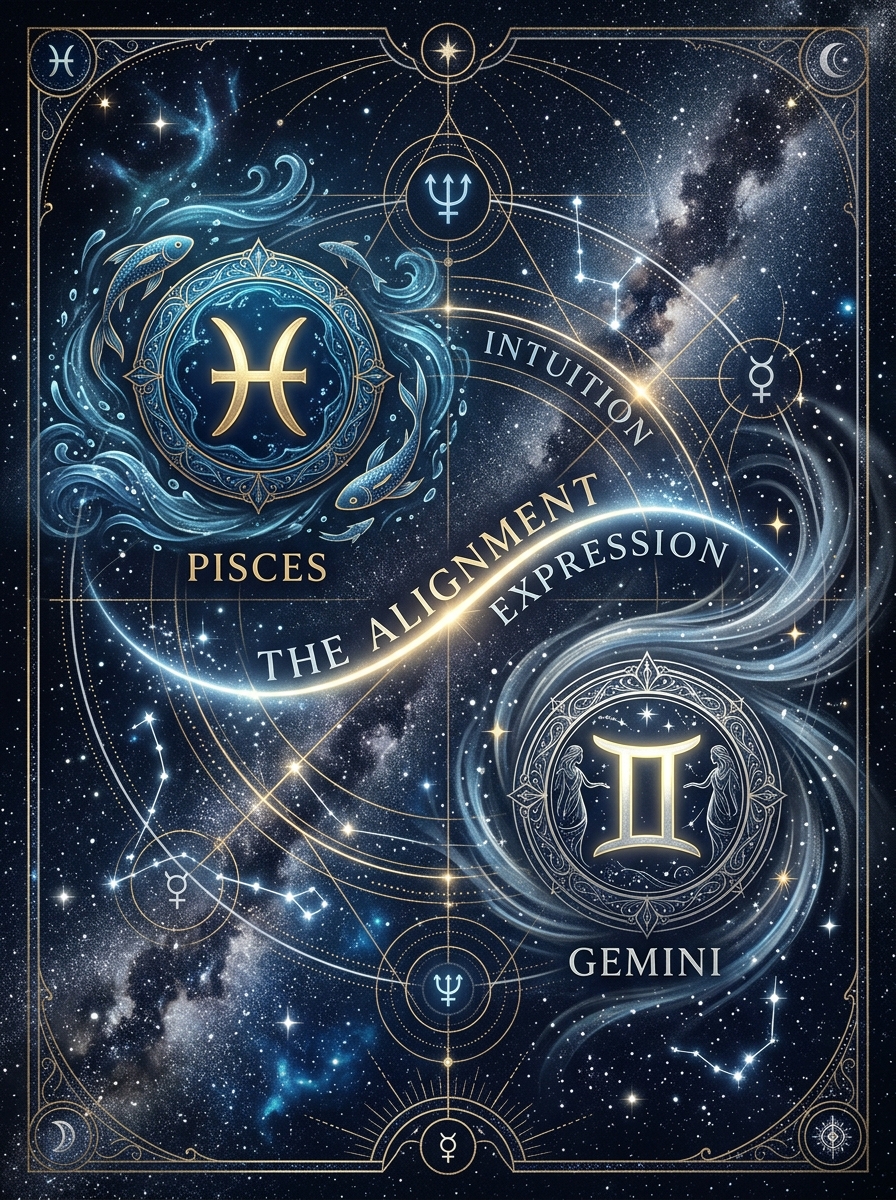 Pisces Sun, Gemini Rising: The Insightful Communicator