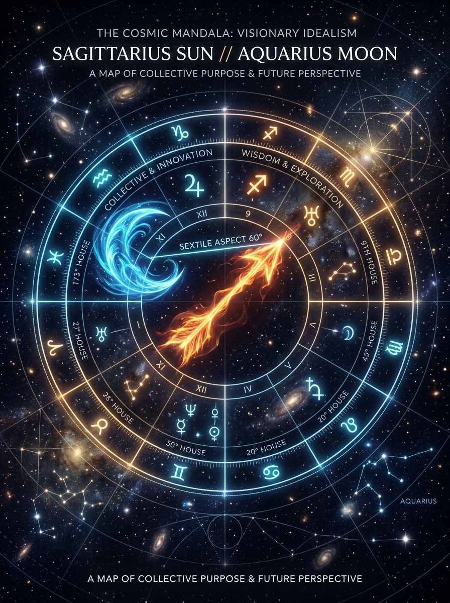 Sagittarius Sun Aquarius Moon: The Visionary Collective Idealist