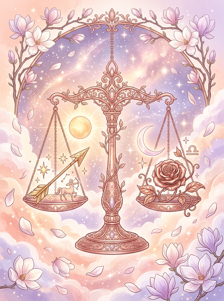 Sagittarius Sun Libra Moon: The Elegant Idealist