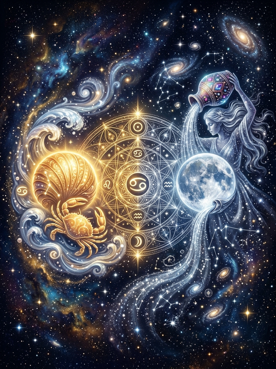 Sun in Cancer, Moon in Aquarius: The Innovative Caregiver