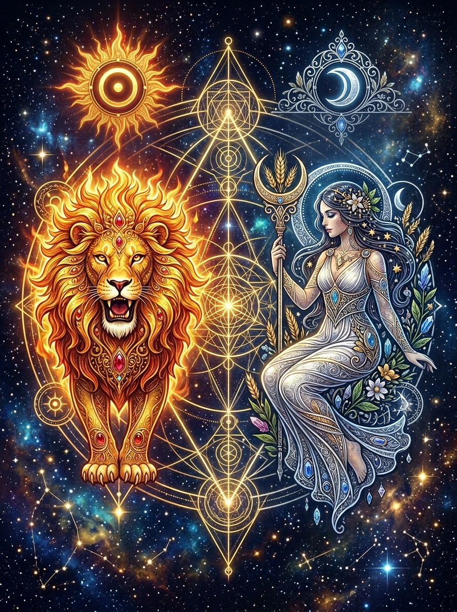 Sun in Leo, Moon in Virgo: The Refined Performer