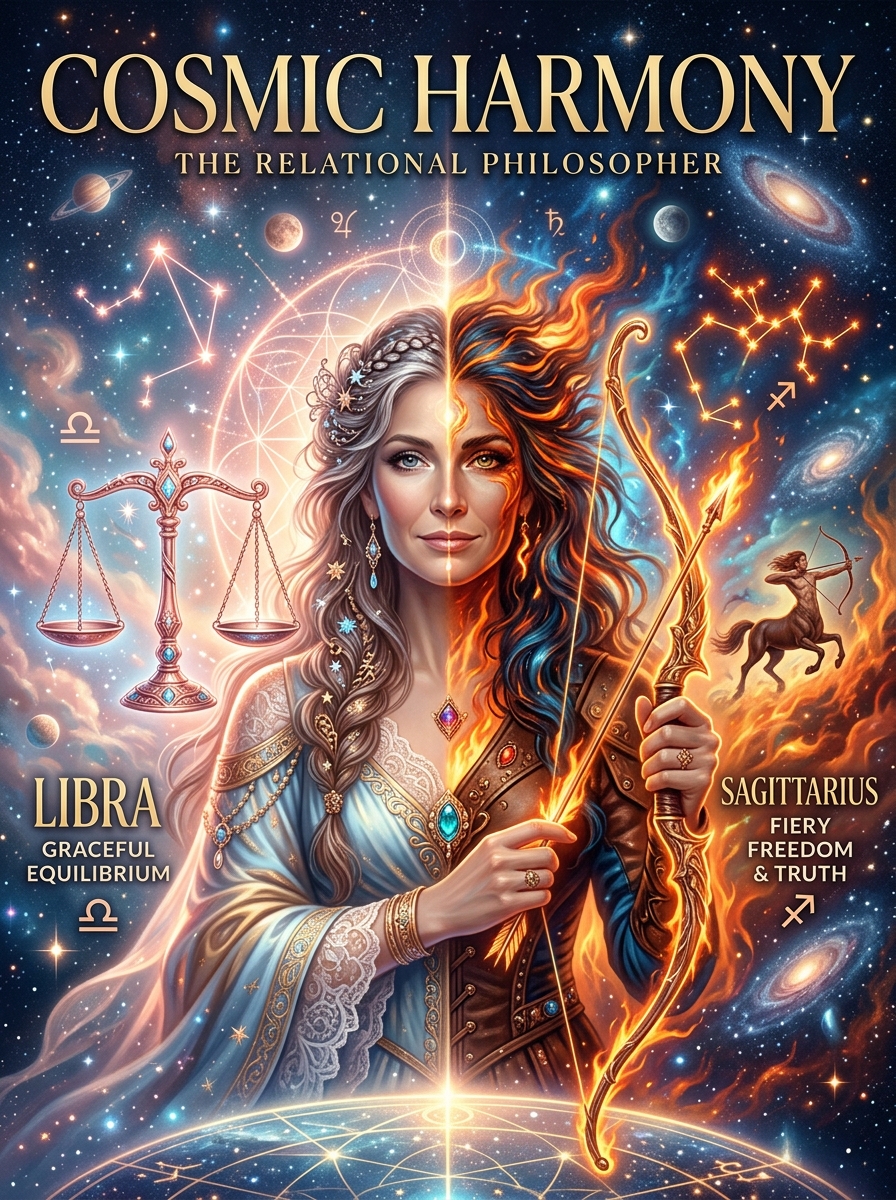 Sun in Libra, Moon in Sagittarius: The Relational Philosopher