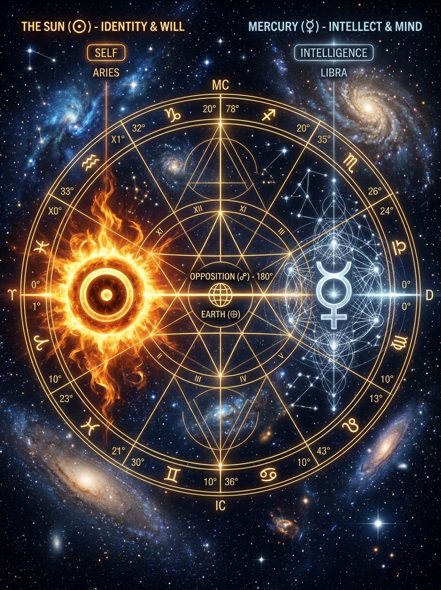 Sun Opposition Mercury: The Split Between What You Know and What You Are