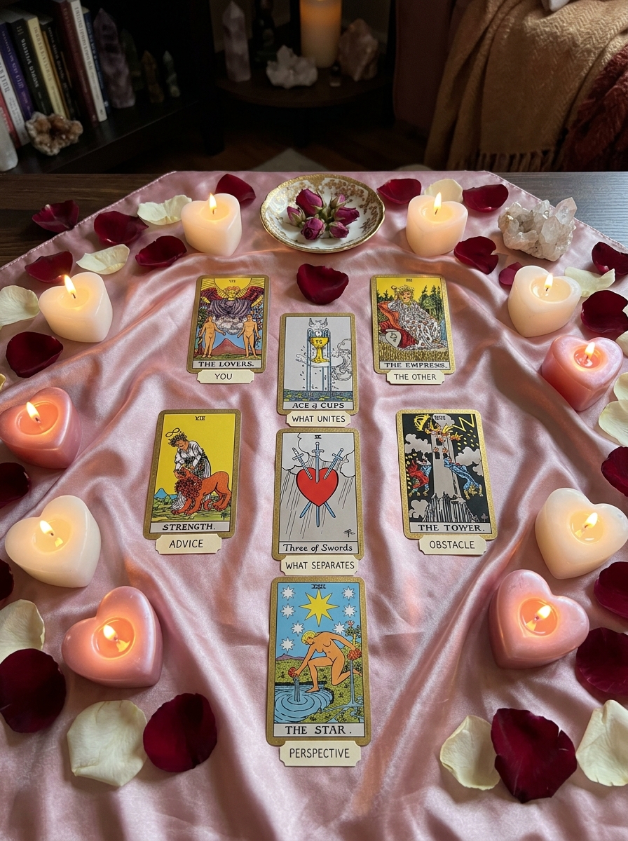 The Heart-Shaped Love Tarot Spread: A Deep Psychological and Esoteric Relationship Guide