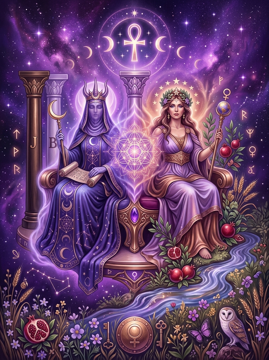 The High Priestess and The Empress Tarot Combination: From Intuitive Silence to Creative Manifestation