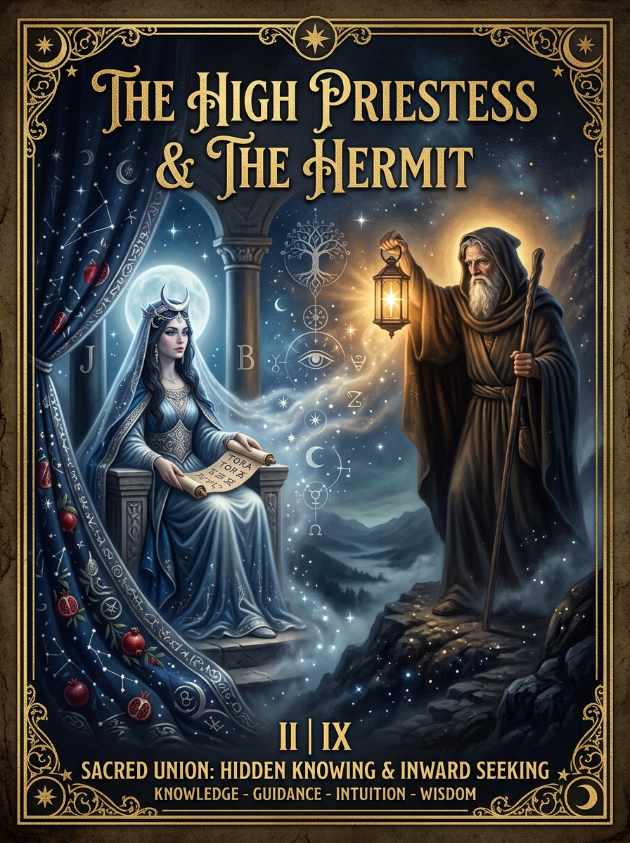 The High Priestess and The Hermit: Silent Knowing, Solitary Truth