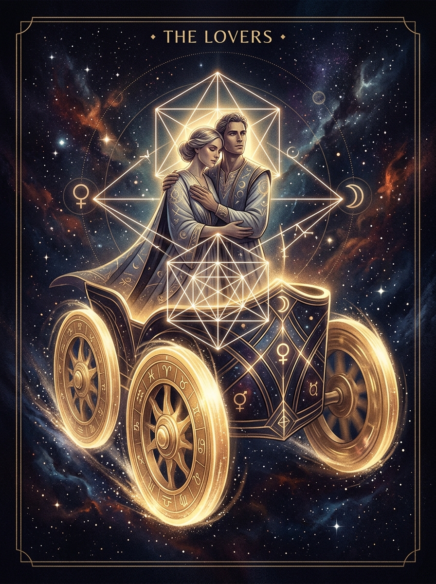 The Lovers and The Chariot: From Sacred Alignment to Victorious Mobilization