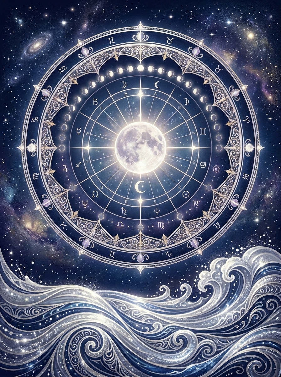 The Lunar Return Chart: Mapping Your Monthly Emotional Cycles