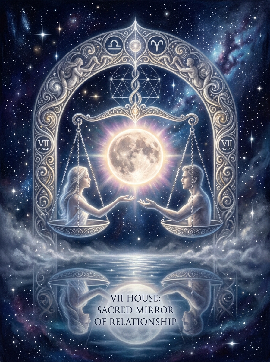 The Moon in the Seventh House: The Relational Mirror of the Soul