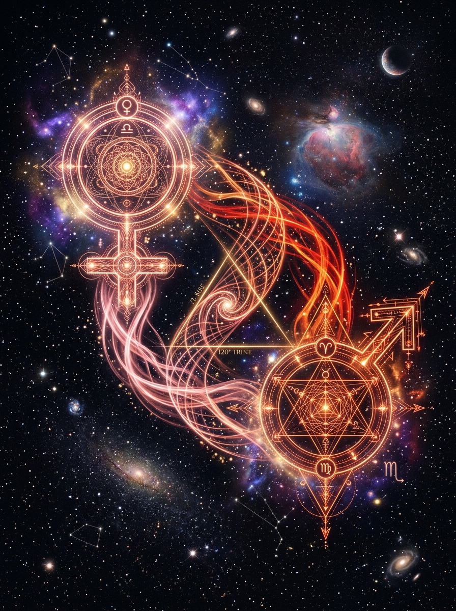 Venus and Mars Synastry: The Astrological Alchemy of Desire and Affection