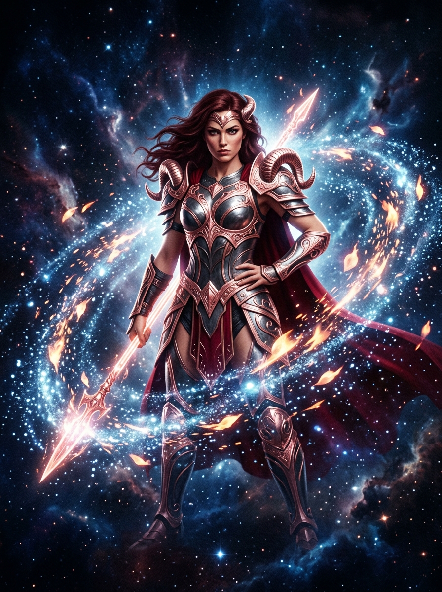 Venus in Aries: Passion, Independence, and the Archetype of the Warrior Goddess