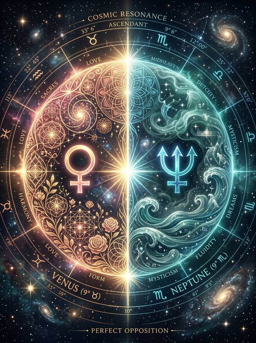 Venus Opposition Neptune: The Dream That Loves Too Much