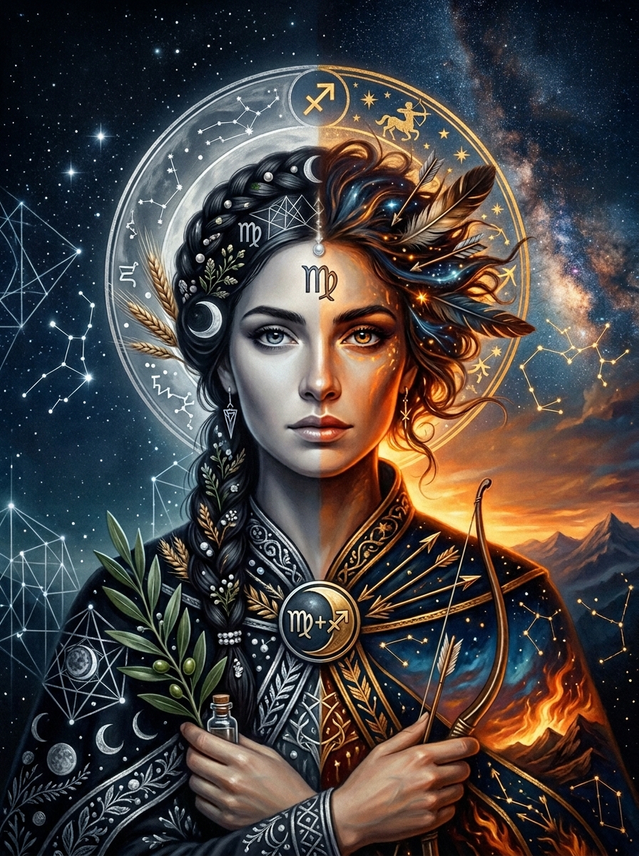 Virgo Moon, Sagittarius Rising: The Restless Devotee