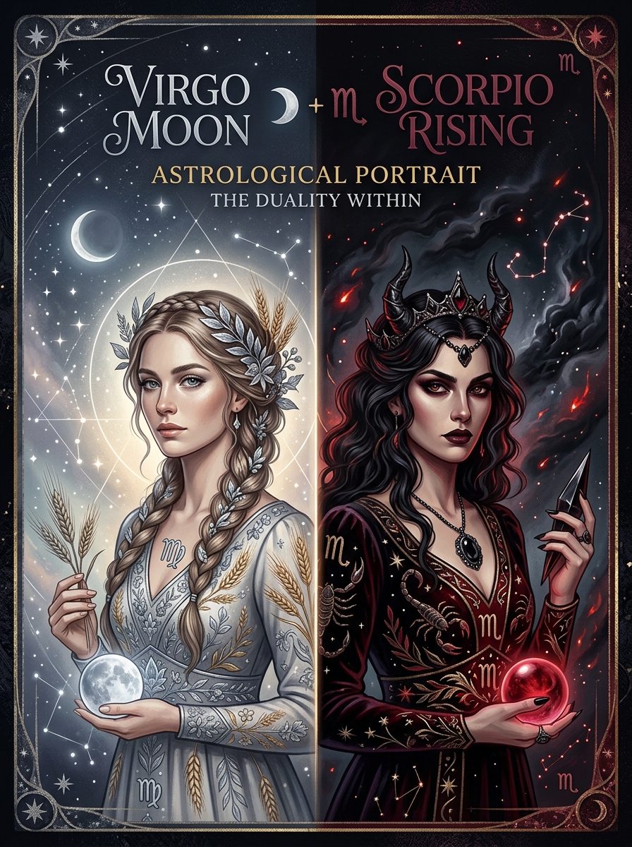 Virgo Moon, Scorpio Rising: The Controlled Undertow